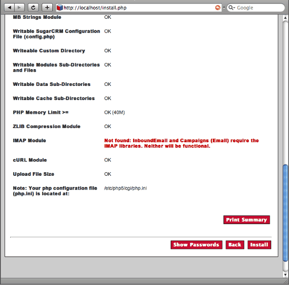 comment installer sugarcrm